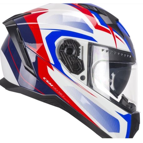 CASCO CGM INTEGRAL 311G BLAST SPORT BLANCO-AZUL-ROJO