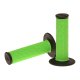 Puños compuestos dobles RFX Pro Series con extremos negros (verde/negro)