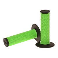 Puños compuestos dobles RFX Pro Series con extremos negros (verde/negro)