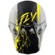 Casco FLY RACING Formula CP Manic - Gris mate / Negro / Amarillo