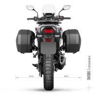 Fijaciones laterales SHAD 3P System H0TR73IF HONDA XL 750 TRANSALP 2023-2025