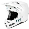 Casco FLY RACING Formula S Carbon Solid blanco