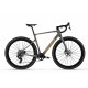 Bicicleta gravel carbono mendiz G11 AM.06*2 gris plomo mate -oro