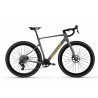 Bicicleta gravel carbono mendiz G11 AM.06*2 gris plomo mate -oro