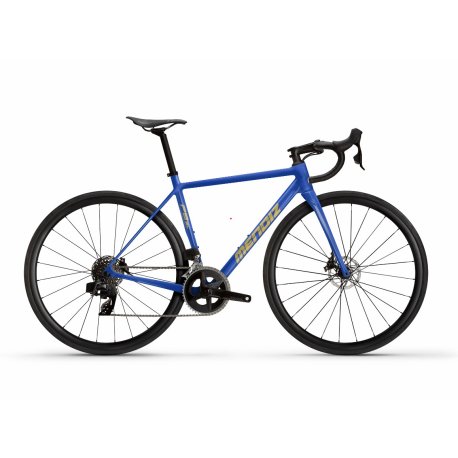 bicicleta mendiz F8SL.02 Ultegra di2 azul metalico brillo-oro
