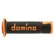 Puños DOMINO A450 Street Racing negro-naranja