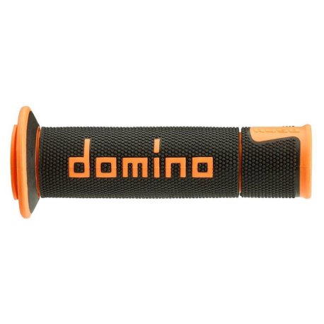 Puños DOMINO A450 Street Racing negro-naranja