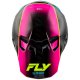 Casco FLY RACING Formula CC L.E. Underglow - Gris / Rosa / Azul