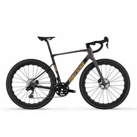 Bicicleta gravel mendiz G12.02X2 gris plomo-oro mate