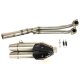 Escape completo IXIL Dual Hyperlow XXL L5X acero inoxidable pulido - XY2397XS YAMAHA T-MAX 560 2020-2025