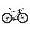 Bicicleta gravel mendiz G12.02X2 Negro blanco mate ruedas carbono