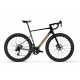 Bicicleta gravel mendiz G12.02X2 Negro-gris mate ruedas carbono