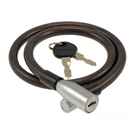 CANDADO BTA ESPIRAL 10X1000 MM NEGRO