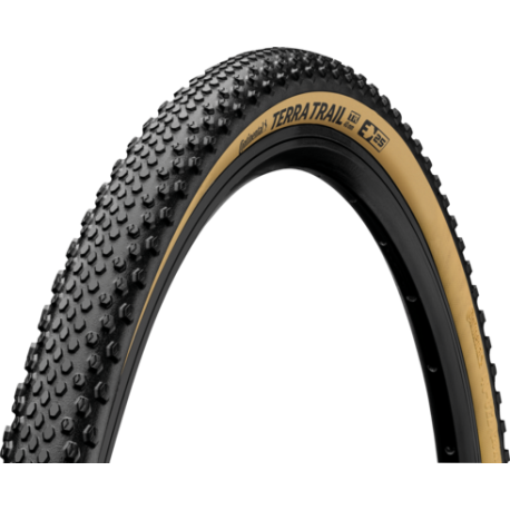 CUBIERTA CONTINENTAL GRAVEL TERRA TRAIL PROTECTION BLACKCREAM PLEGABLE SKIN 700X40C 28X150