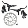 Kit freno disco hidráulico Tekmax HD04 (frenos+manetas+discos+cables)