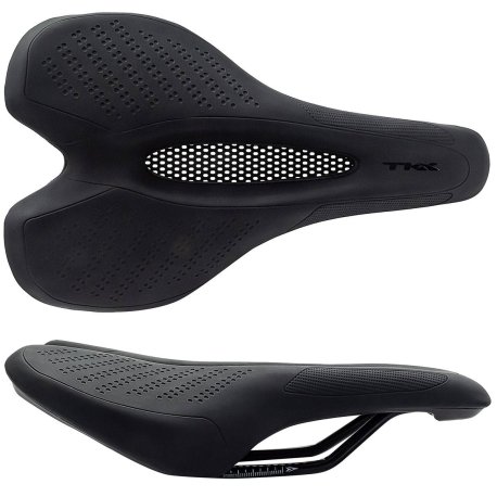 Sillín MTB TKX antiprostático rail acero - 250x150mm