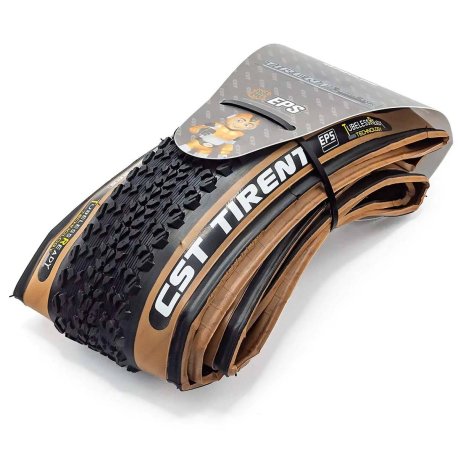 Cubierta Gravel TLR plegable CST Tirent - 700x42C (44-622) - 60TPI - Negr/Marr