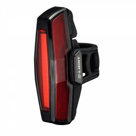 Luz tras. a la tija sillín 5 funciones - Recargable USB 30 LEDS 50 lumens d-light