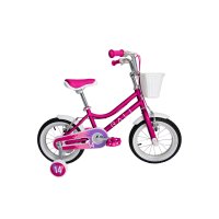 Bicicleta infantil rali malulu "14" rosa