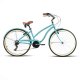 BICICLETA BEACH CRUISER 26" VERDE 6 VEL SHIMANO JL-WENTI