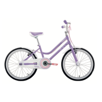 bicicleta infantil rali malulu "20" morado