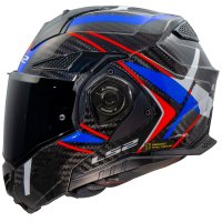 CASCO LS2 MODULAR FF901 ADVANT X C FUTURE II CARBONO negro-azul-rojo 2025 talla M (entrega junio)