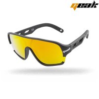 GAFAS CICLISTA CADETE "GEAK" NEGRO CON FUNDA
