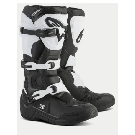 botas alpinestars tech 3 blanco-negro