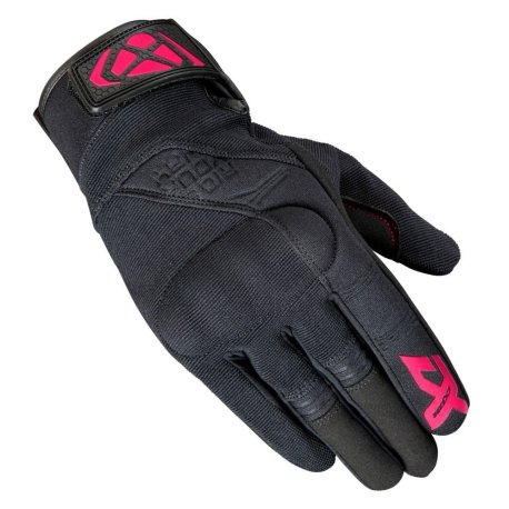 GUANTES IXON VERANO RS DELTA LADY NEGRO-FUCSIA