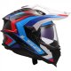 Casco LS2 Maxitrail MX 701 Explorer Frontier II blanco-azul-rojo