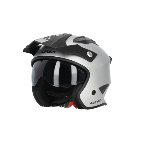 CASCO ACERBIS TRIAL ARIA 06 METALLIC PLATA