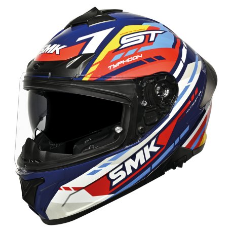 CASCO INTEGRAL SMK TYPHOON SPORTS TOURER DECORADO BRILLO (GL534)