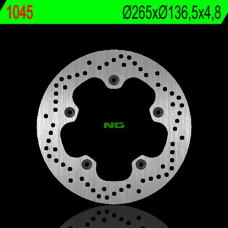 Disco de freno trasero NG BRAKES 1045 redondo fijo bmw F 900 R/900cc/2025
