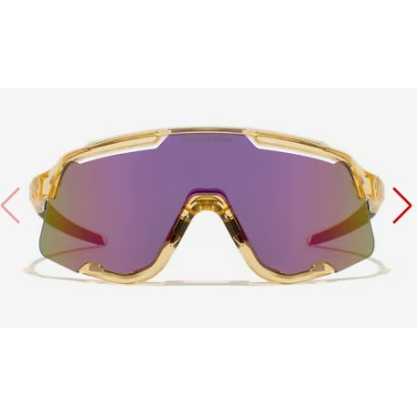 gafas hawkers power amarillo champagne transparente brillo - morado nebula