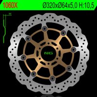 Disco de freno NG BRAKES ondulado flotante 1060X