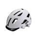 LIQUIDACION Casco ges city blanco injected thermoplastic luz 6 leds/ 3 funciones 55-58cm