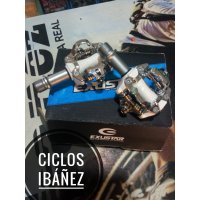 Liquidacion pedales automaticos exustar mtb blancos