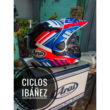 EN STOCK Casco ARAI TOUR-X5 Trail - azul TALLA M