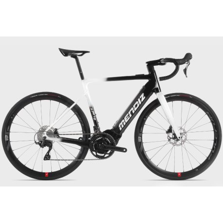 Bicicleta ebike carretera mendiz EF4.05 di2 Negro-blanco