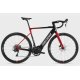 Bicicleta ebike carretera mendiz EF4.05 di2 negro-granate