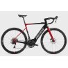 Bicicleta ebike carretera mendiz EF4.05 di2 negro-granate
