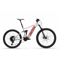 Bicicleta ebike mendiz EX41.06 880WH Blanco mate-letras rojas