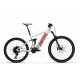 Bicicleta ebike mendiz ex41.10 blanco brillo-letras rojas