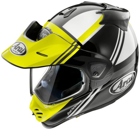 Casco ARAI TOUR-X5 Cosmic AMARILLO CONSULTANOS PROMOCIONES