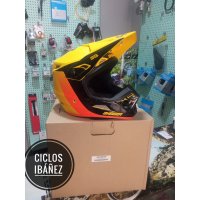 Liquidacion casco answer amarillo-Negro talla L