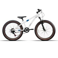 Bicicleta 24" JLWENTI "FAT200" 1x7VEL C/SUSP BLANCO 2025