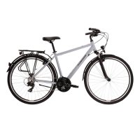 Bicicleta trekking kross 1.0 gris
