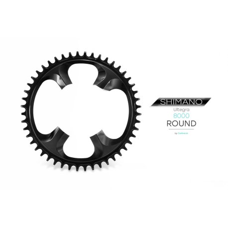 PLATO GARBARUK REDONDO SHIMANO ULTEGRA 8000 (46T, BLACK)