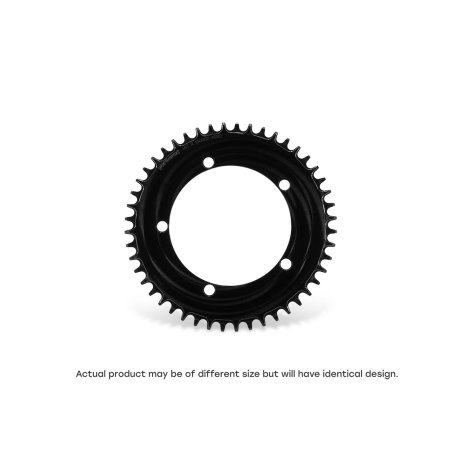 PLATO GARBARUK OVALADO 110 BCD (5-BOLT AERO) (42T, BLACK)