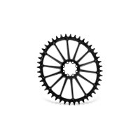 PLATO GARBARUK OVALADO DIRECT MOUNT AXS ROAD/GRAVEL (38T, BLACK)